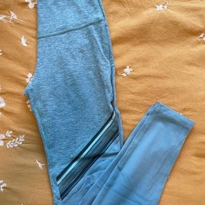 Beyond Yoga Blue High Rise Yoga Pants XS